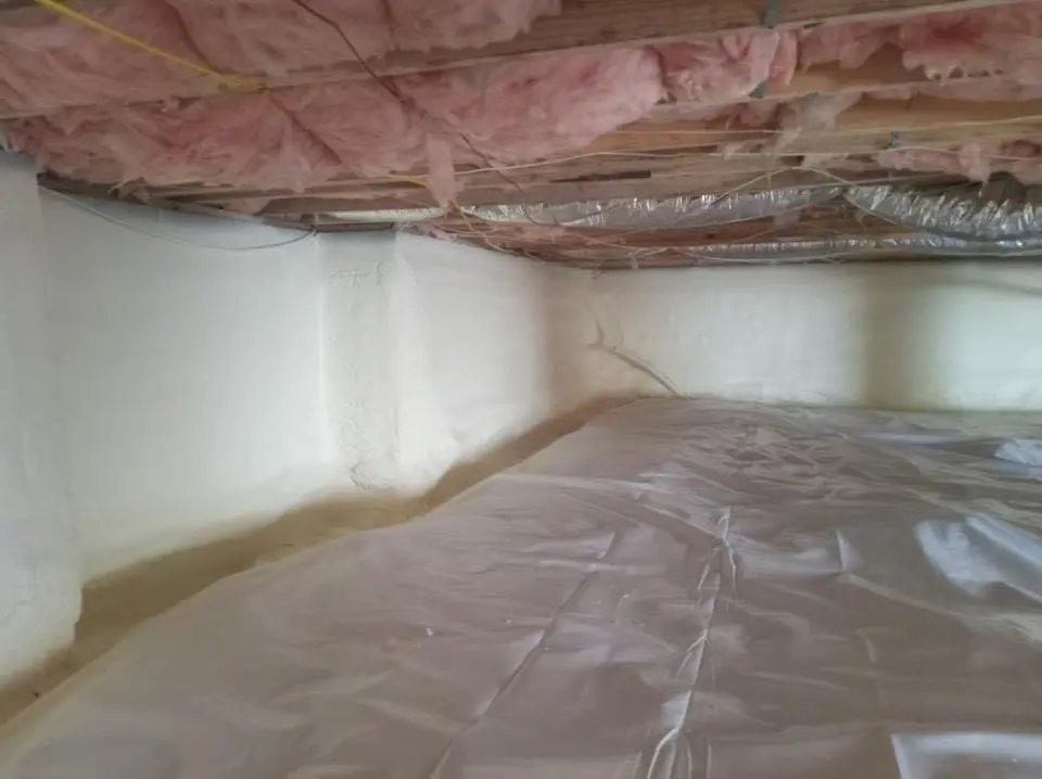 Crawl space encapsulation with closed-cell spray foam for Roof Maintenance in Tupper Lake